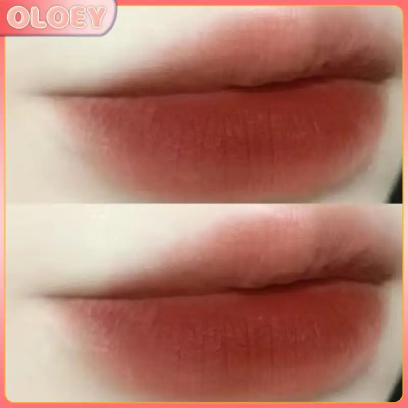

Lasting Colored Lipstick Chestnut Milk Tea Lip Gloss 12 Colors Moisturizing Red Lip Tint Mud Waterproof Lipgloss Lip Glaze