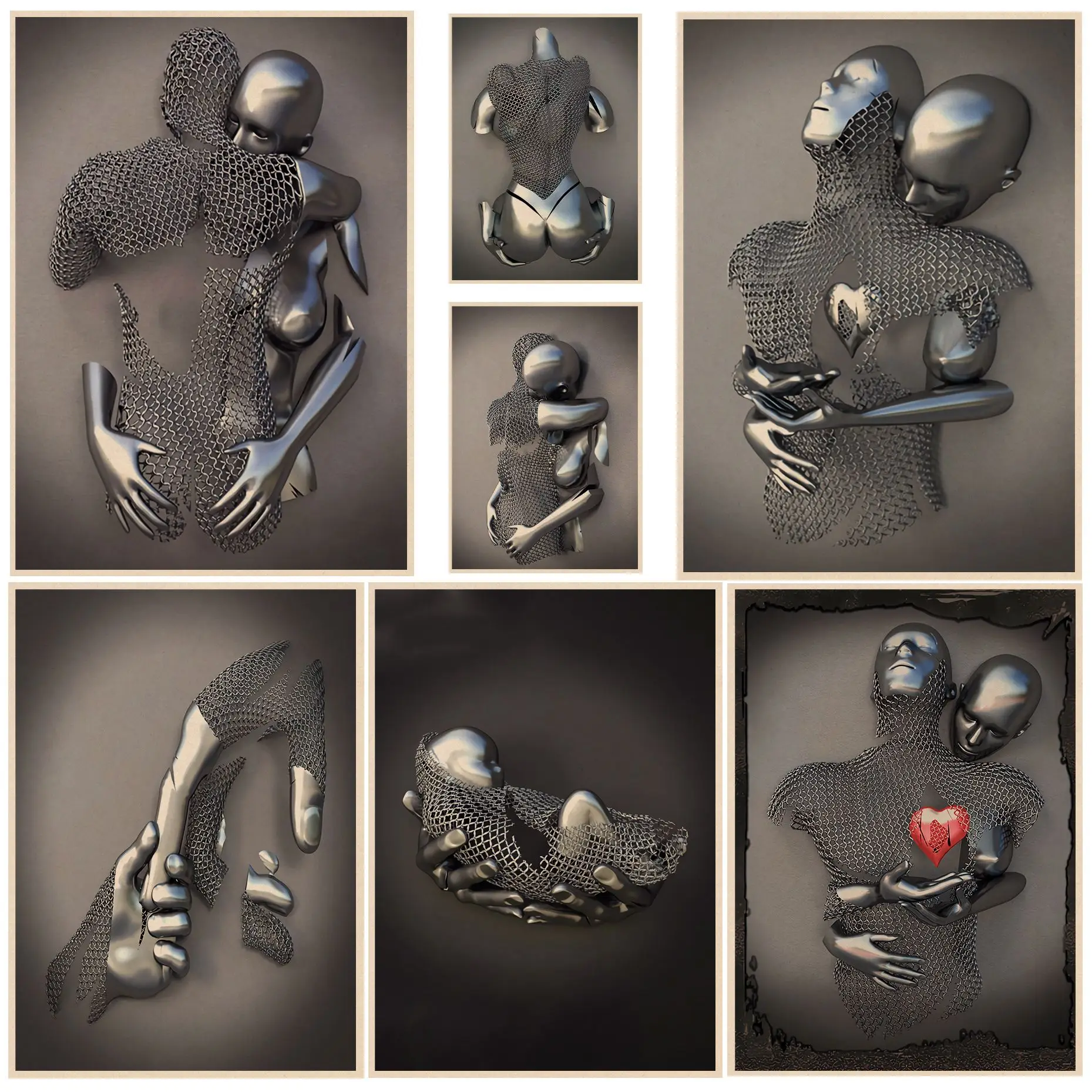 Metal Figure Statue Art Classic Anime Poster For Living Room Bar Decoration Nordic Home Decor 
Metal Figure Statue Art Classic Anime Poster For Living Room Bar Decoration Nordic Home Decor