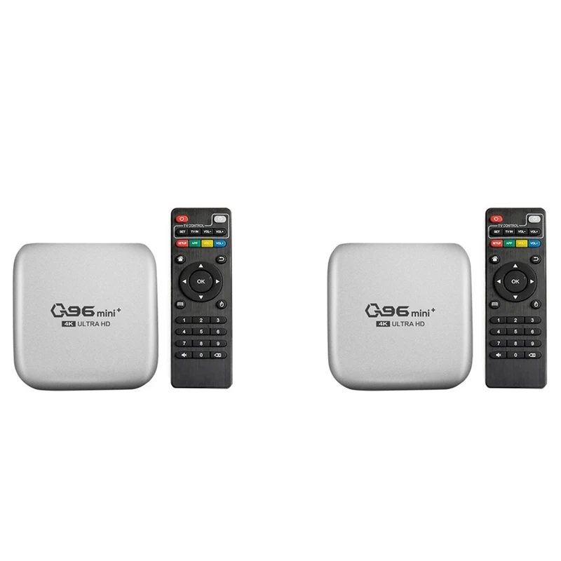 2X Q96 Mini Plus Tv Box 5G + Wifi Smart Tv Box Amlogic S905W 4 Core 64Bit 4Gb + 32Gb Wifi Media Player Set US Plug
2X Q96 Mini Plus Tv Box 5G + Wifi Smart Tv Box Amlogic S905W 4 Core 64Bit 4Gb + 32Gb Wifi Media Player Set US Plug