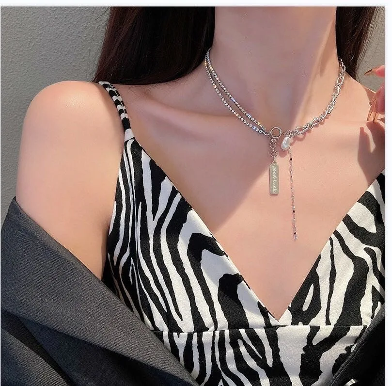 Necklace Low Neck Black Leather Girl, Chain Match Cute, Korean Style, Punk, Gothic, Lolita, Geometric, 2022
Necklace Low Neck Black Leather Girl, Chain Match Cute, Korean Style, Punk, Gothic, Lolita, Geometric, 2022