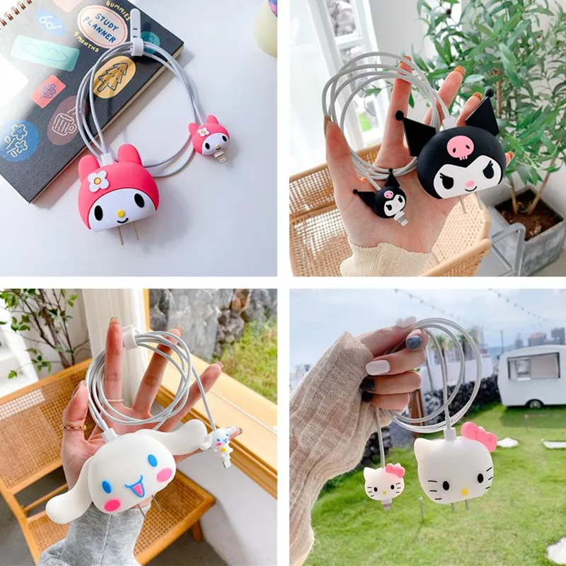 Kawaii Sanrio Charger Case Protector Anime Cinnamoroll Kuromi Silica Gel Usb Cable Data Cable Protective Case for Iphone 12 Gift
Kawaii Sanrio Charger Case Protector Anime Cinnamoroll Kuromi Silica Gel Usb Cable Data Cable Protective Case for Iphone 12 Gift