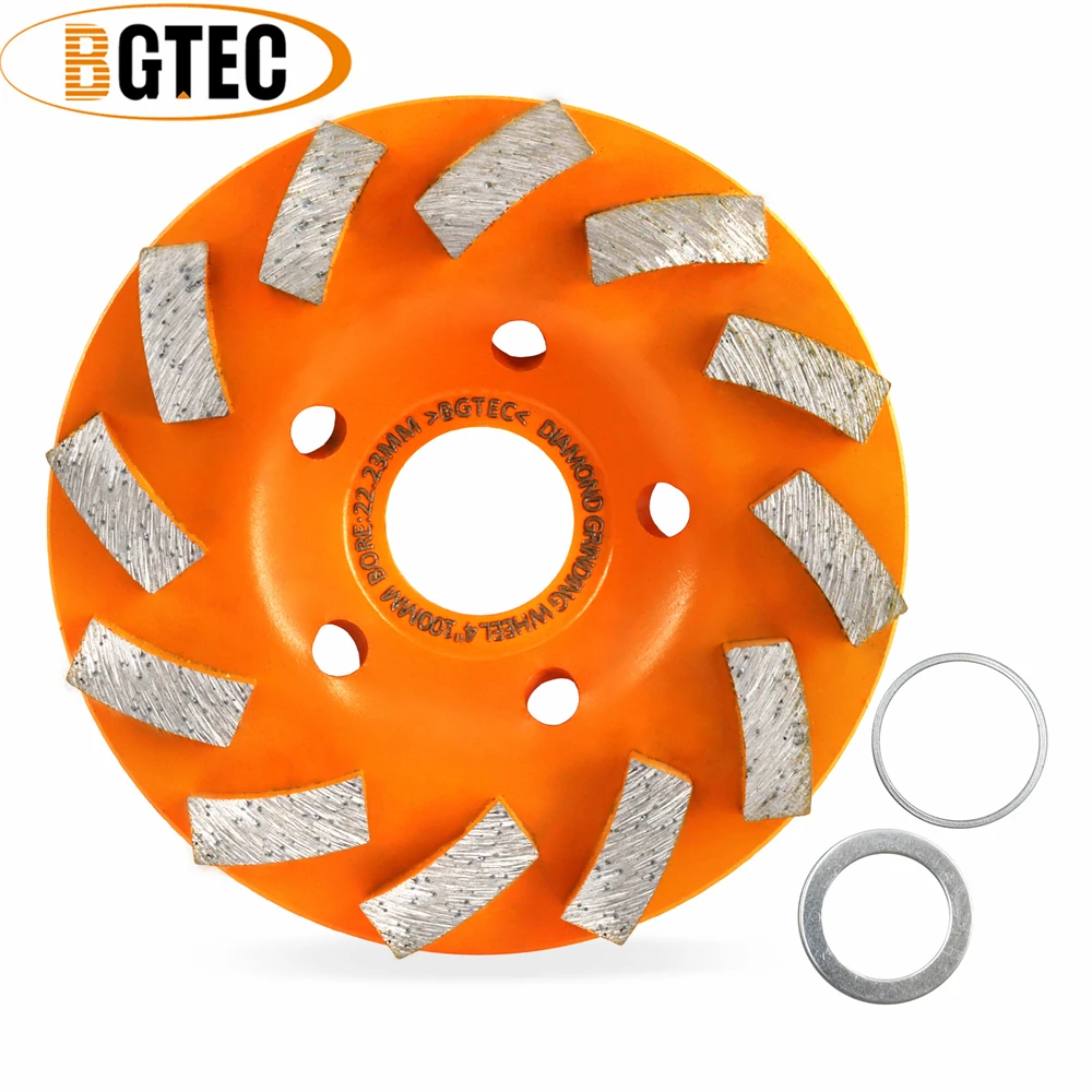 BGTEC 1pc 4"/Dia100mm Diamond Grinding Wheel Cup Wheels For Concrete Marble Granite Masonry Brick Bore 22.23mm Hot Pressed Disc
BGTEC 1pc 4"/Dia100mm Diamond Grinding Wheel Cup Wheels For Concrete Marble Granite Masonry Brick Bore 22.23mm Hot Pressed Disc