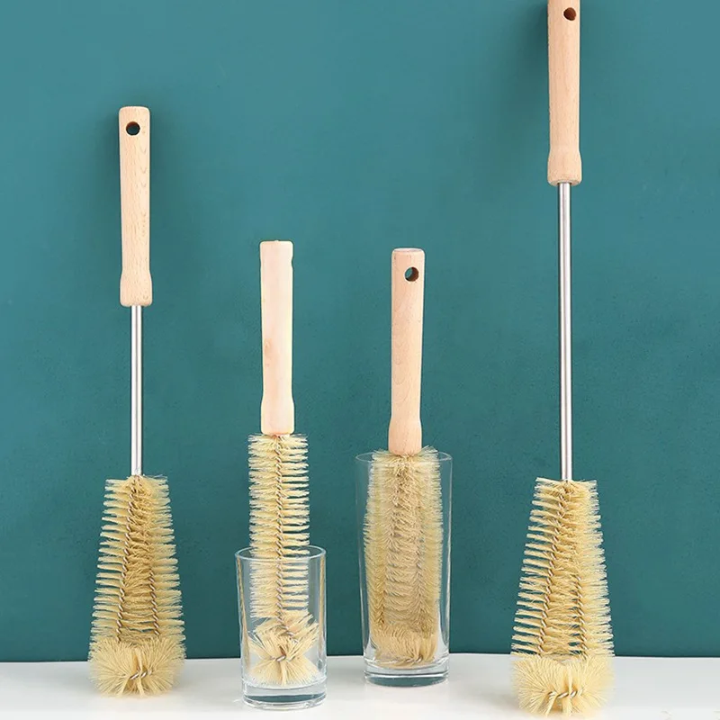 Wooden Long Handle Bottle Cleaning Brush Kitchen Cleaning Tool Drink Wineglass Bottle Glass Cup Scrubber Cleaning Brush
Wooden Long Handle Bottle Cleaning Brush Kitchen Cleaning Tool Drink Wineglass Bottle Glass Cup Scrubber Cleaning Brush