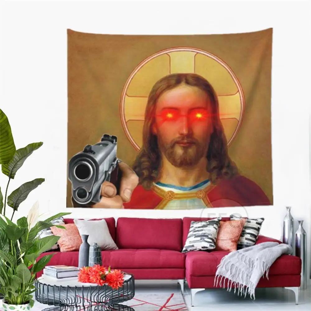 Jesus Christ Robot of the Future Tapestry Wall Decor Meme Tapestry Aesthetic Room Tapestries Yoga Mat Decoration Bedroom
Jesus Christ Robot of the Future Tapestry Wall Decor Meme Tapestry Aesthetic Room Tapestries Yoga Mat Decoration Bedroom
