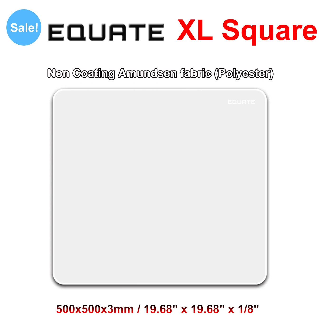 500x500x3 мм-XL квадратный/19,68x19,68x1/8 дюйма X-raypad белый квалифицированный игровой коврик для мыши
500x500x3 мм-XL квадратный/19,68x19,68x1/8 дюйма X-raypad белый квалифицированный игровой коврик для мыши