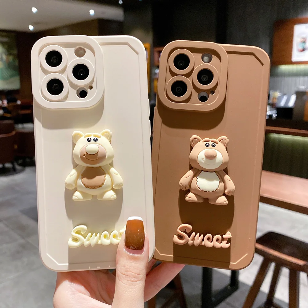 3D Cartoon Candy Bear Soft Phone Case for iphone 13 11 12 Pro Max X XR XS 7 8 Plus 6 6s SE 2 Cases Camera Protection Cute Cover
3D Cartoon Candy Bear Soft Phone Case for iphone 13 11 12 Pro Max X XR XS 7 8 Plus 6 6s SE 2 Cases Camera Protection Cute Cover
