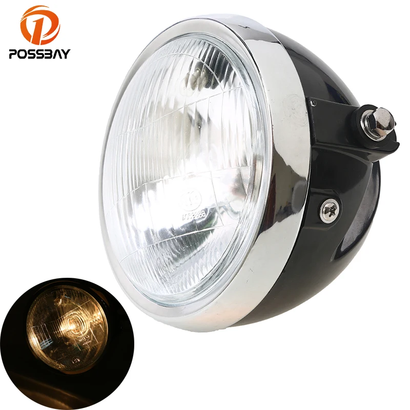 POSSBAY Motorcycle Headlight Round Moto Headlamp Halogen Motorbike 12V Head Light for Honda CG125 GN125 Suzuki Cafe Racer Lamps
POSSBAY Motorcycle Headlight Round Moto Headlamp Halogen Motorbike 12V Head Light for Honda CG125 GN125 Suzuki Cafe Racer Lamps