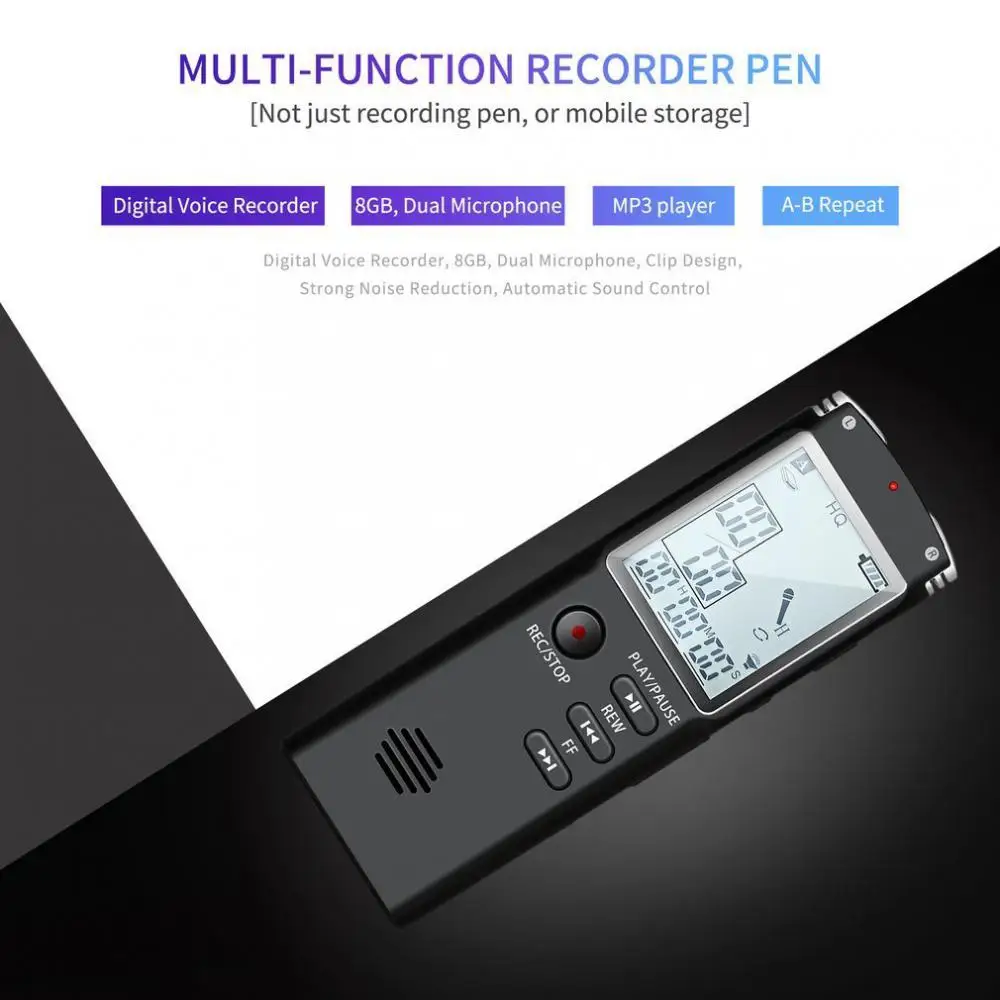 Цифровой диктофон T60, 8 Гб Встроенный mp3-плеер с двумя микрофонами, USB диктофон для музыки и бизнеса
Цифровой диктофон T60, 8 Гб Встроенный mp3-плеер с двумя микрофонами, USB диктофон для музыки и бизнеса