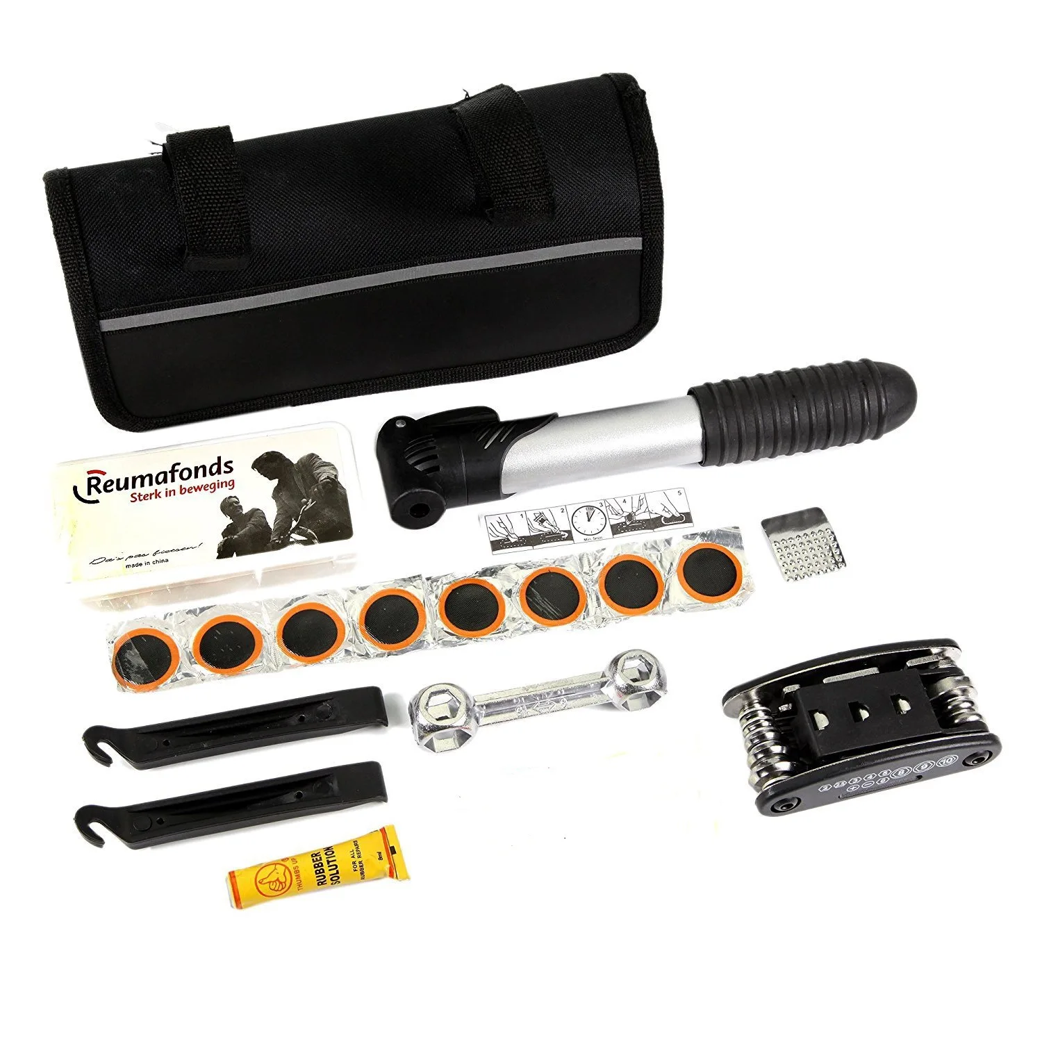 2PCS Bicycle Repair Kit Repair Kit Bicycle Mountain Road Tire Repair Kit Belt Pump
2PCS Bicycle Repair Kit Repair Kit Bicycle Mountain Road Tire Repair Kit Belt Pump