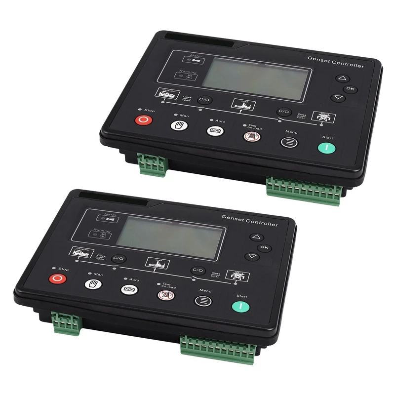2X 6120U AMF контроллер генераторной установки с ЖК-экраном старт генераторная установка Ats блок управления терминальная панель заряда генератор часть 6120
2X 6120U AMF контроллер генераторной установки с ЖК-экраном старт генераторная установка Ats блок управления терминальная панель заряда генератор часть 6120
