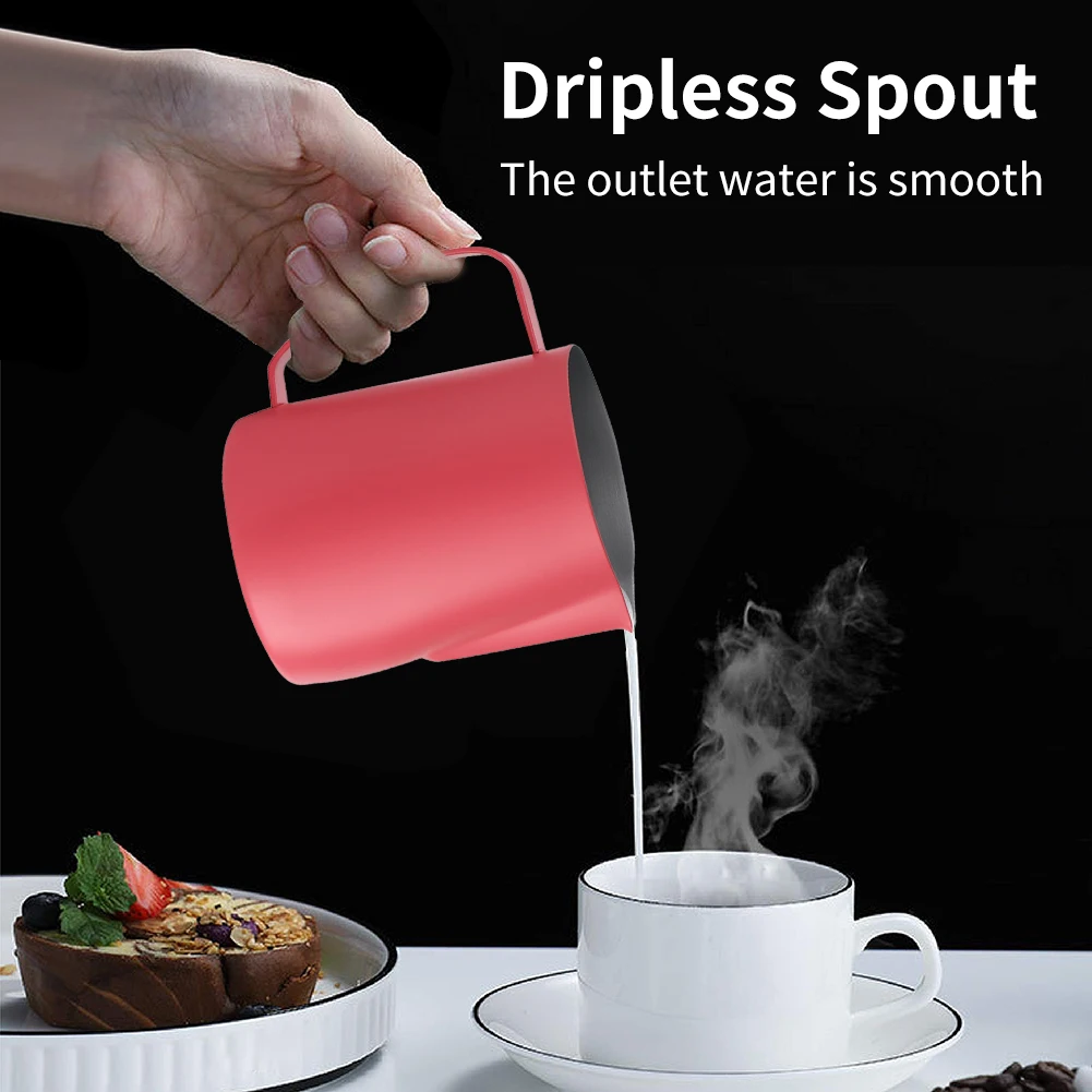 New 350/600ml Milk Frothing Pitcher Stainless Steel Milk Frother Cup Espresso Steam Coffee Barista Latte Cappuccino Milk Jug
New 350/600ml Milk Frothing Pitcher Stainless Steel Milk Frother Cup Espresso Steam Coffee Barista Latte Cappuccino Milk Jug