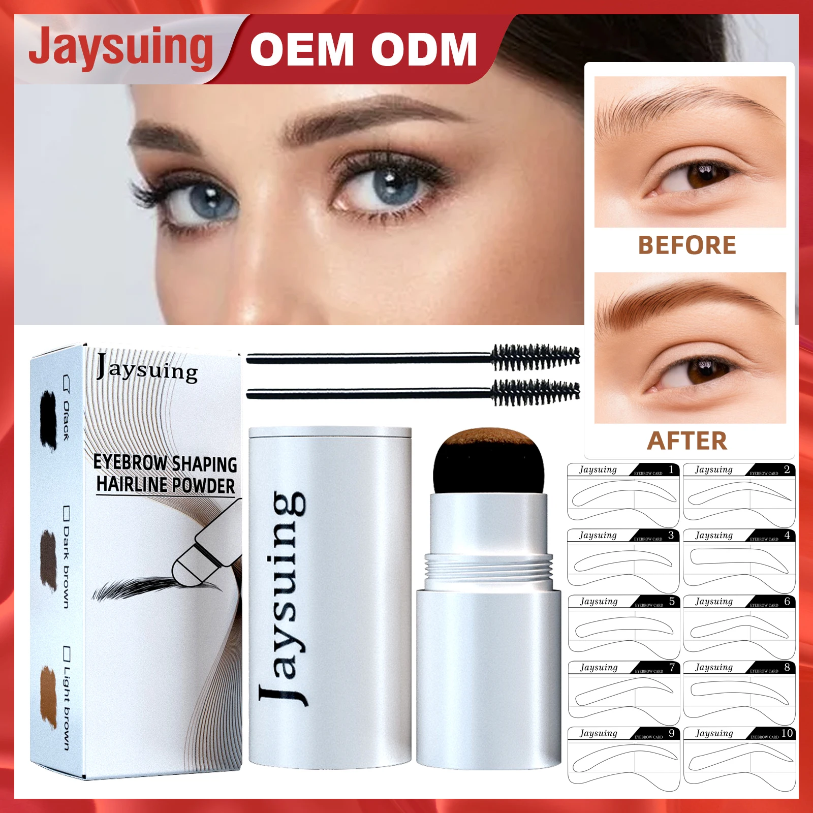 Eyebrow Powder Stamp Tint Stencil Eyebrow Enhancers Cosmetics Professional Makeup Waterproof One Step Brow Stamp Shaping Kit
Eyebrow Powder Stamp Tint Stencil Eyebrow Enhancers Cosmetics Professional Makeup Waterproof One Step Brow Stamp Shaping Kit