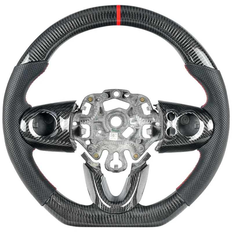 

Автомобильное рулевое колесо из углеродного волокна под заказ, подходит для BMW MINI COOPER F54 F55 F56 F57 F60 2013 до 2021, рулевое колесо из углеродного волокна