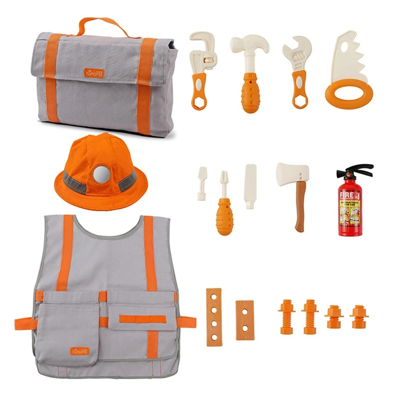 TUMAMA 16 Pcs Engineer Role Play Costume Dress-Up Set Children's Play House Pretend Play Baby Toys Gifts Playset Kits
TUMAMA 16 Pcs Engineer Role Play Costume Dress-Up Set Children's Play House Pretend Play Baby Toys Gifts Playset Kits