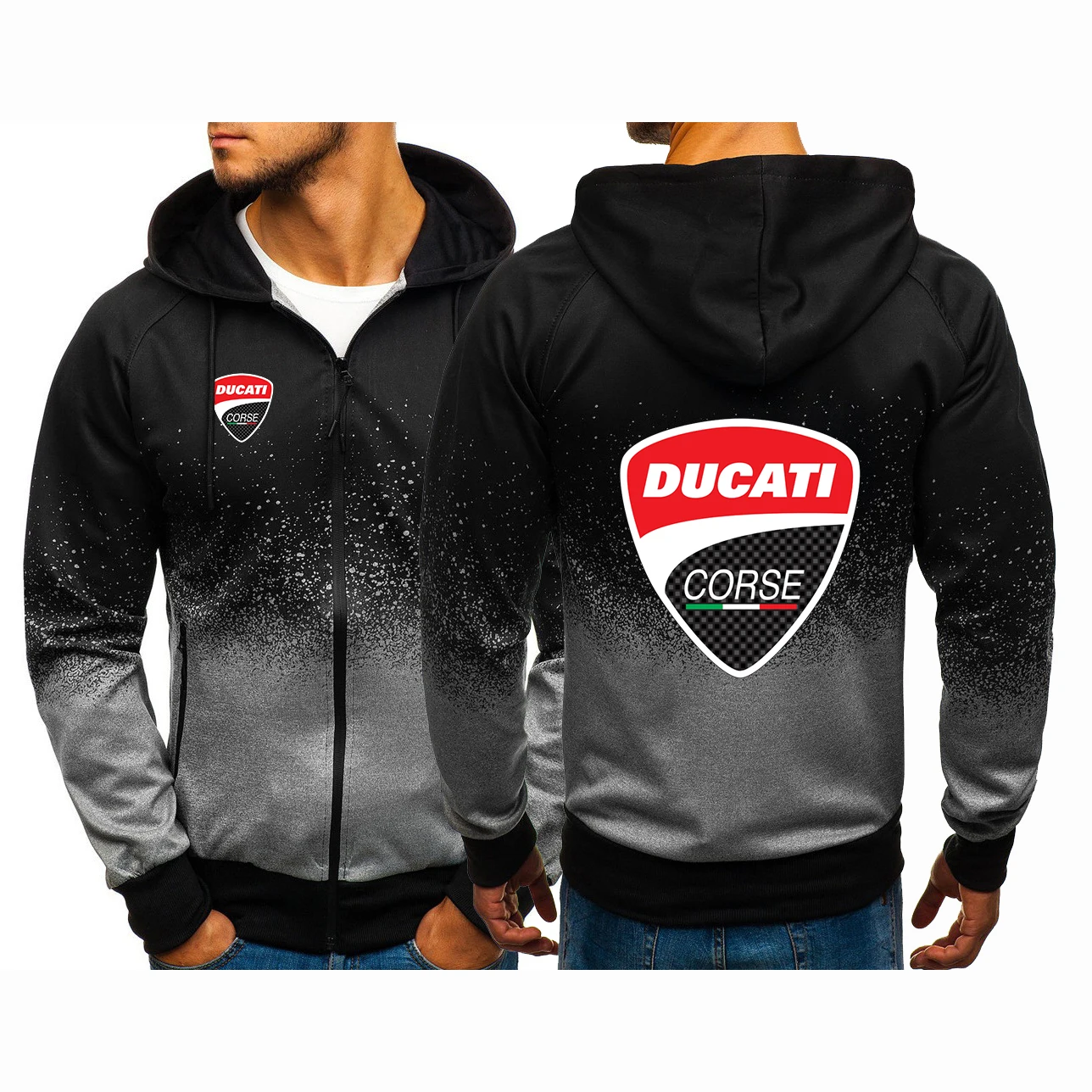 2022 Ducati Printed Men's Gradient Dodge Sweatshirts Harajuku Hoodies Zipper Pullover Sweatshirt Cotton Clothing Jacket Coats
2022 Ducati Printed Men's Gradient Dodge Sweatshirts Harajuku Hoodies Zipper Pullover Sweatshirt Cotton Clothing Jacket Coats