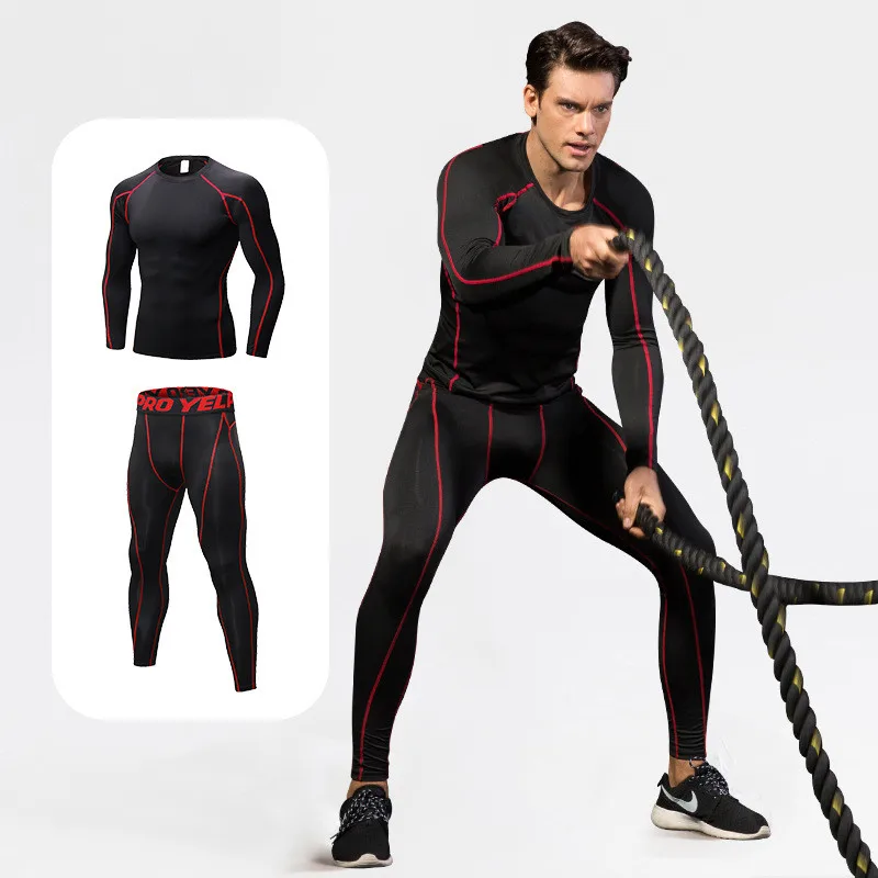Men Clothing Sportswear Gym Fitness Compression Suits Running Set Sport Outdoor Jogging Quick Dry Tight
Men Clothing Sportswear Gym Fitness Compression Suits Running Set Sport Outdoor Jogging Quick Dry Tight