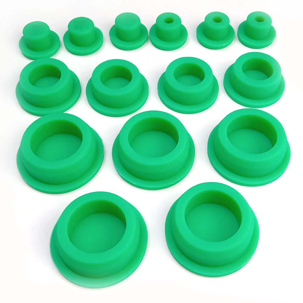 13-48mm Green Silicone Rubber Hole Caps T Type Plug Cover Gasket Blanking End Cap Food Grade Seal Stopper Tube Pipe Inserts Bung
13-48mm Green Silicone Rubber Hole Caps T Type Plug Cover Gasket Blanking End Cap Food Grade Seal Stopper Tube Pipe Inserts Bung