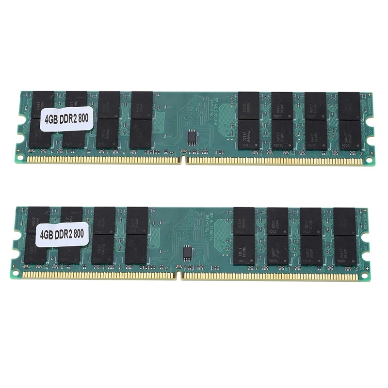 2X 4Gb 4G Ddr2 800Mhz Pc2-6400 Computer Memory Ram Pc Dimm 240-Pin Compatible Amd Platform For Amd
2X 4Gb 4G Ddr2 800Mhz Pc2-6400 Computer Memory Ram Pc Dimm 240-Pin Compatible Amd Platform For Amd