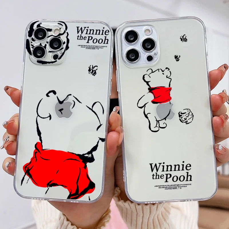 Cute Disney Winnie the Pooh Phone Case For Apple iPhone 14 13 12 11 Pro Max mini XS XR X 8 7 6S 6 5S Plus Transparent Cover
Cute Disney Winnie the Pooh Phone Case For Apple iPhone 14 13 12 11 Pro Max mini XS XR X 8 7 6S 6 5S Plus Transparent Cover