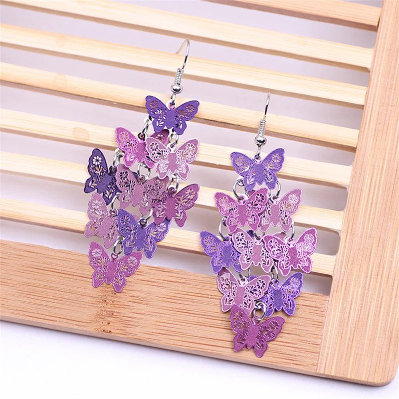 2022 New Fashion Temperament Butterfly Earrings Colorful Small Nine-piece Earrings Copper Accessories Temperament Jewelry
2022 New Fashion Temperament Butterfly Earrings Colorful Small Nine-piece Earrings Copper Accessories Temperament Jewelry