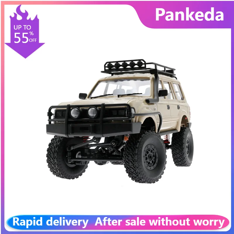 

WPL C54 LC80 1/16 2.4G 4WD RC Car Rock Crawler RTR Electric Buggy Climbing Truck LED Light Off-Road Car for Kids Gift birthday