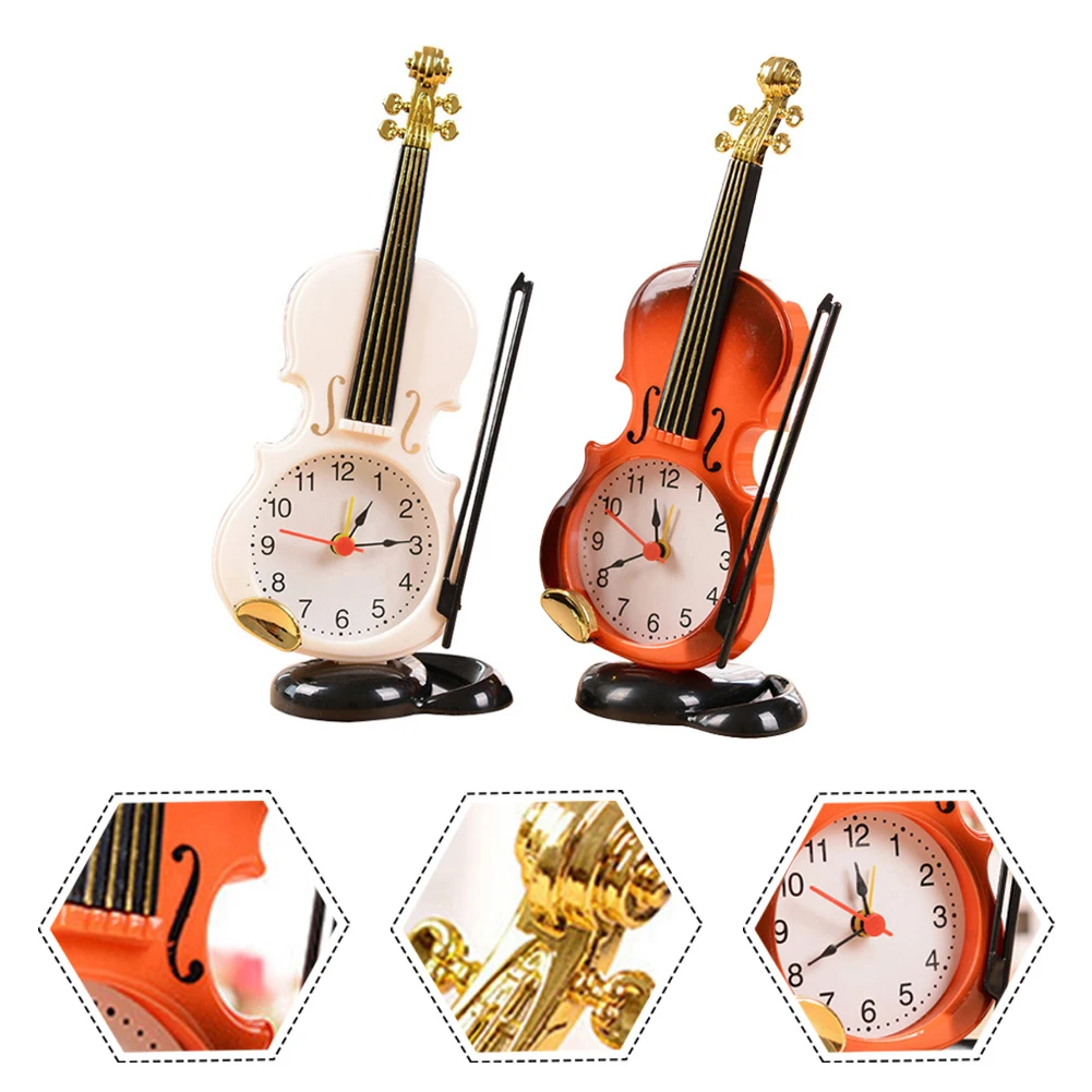Unique Quartz Alarm Clock Vintage Clock Creative Table Alarm Clock Home Decor Mini Bedside Desk Violin Alarm Clock Student Gifts
Unique Quartz Alarm Clock Vintage Clock Creative Table Alarm Clock Home Decor Mini Bedside Desk Violin Alarm Clock Student Gifts