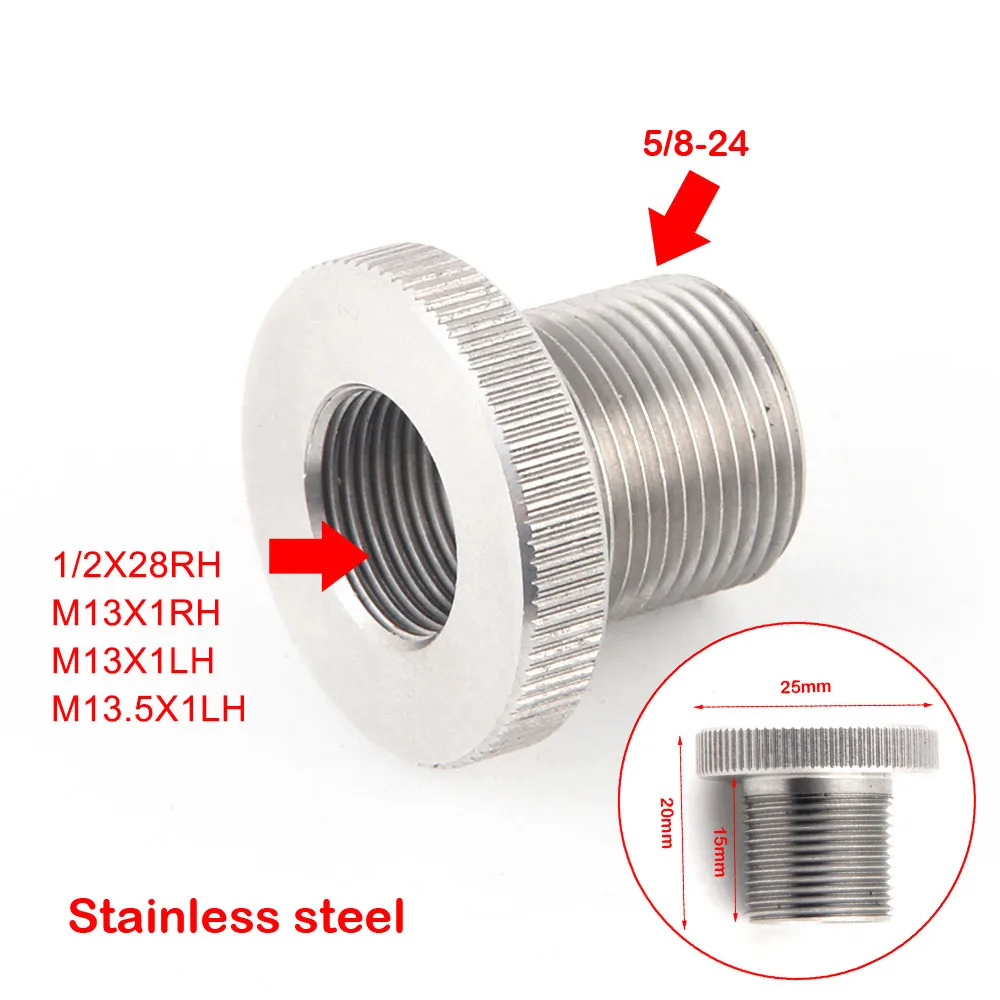 Stainless Steel Male 5/8x24 to female 1/2x28 m13x1L R M13.5X1L Threaded reducer Adapter fitting
Stainless Steel Male 5/8x24 to female 1/2x28 m13x1L R M13.5X1L Threaded reducer Adapter fitting