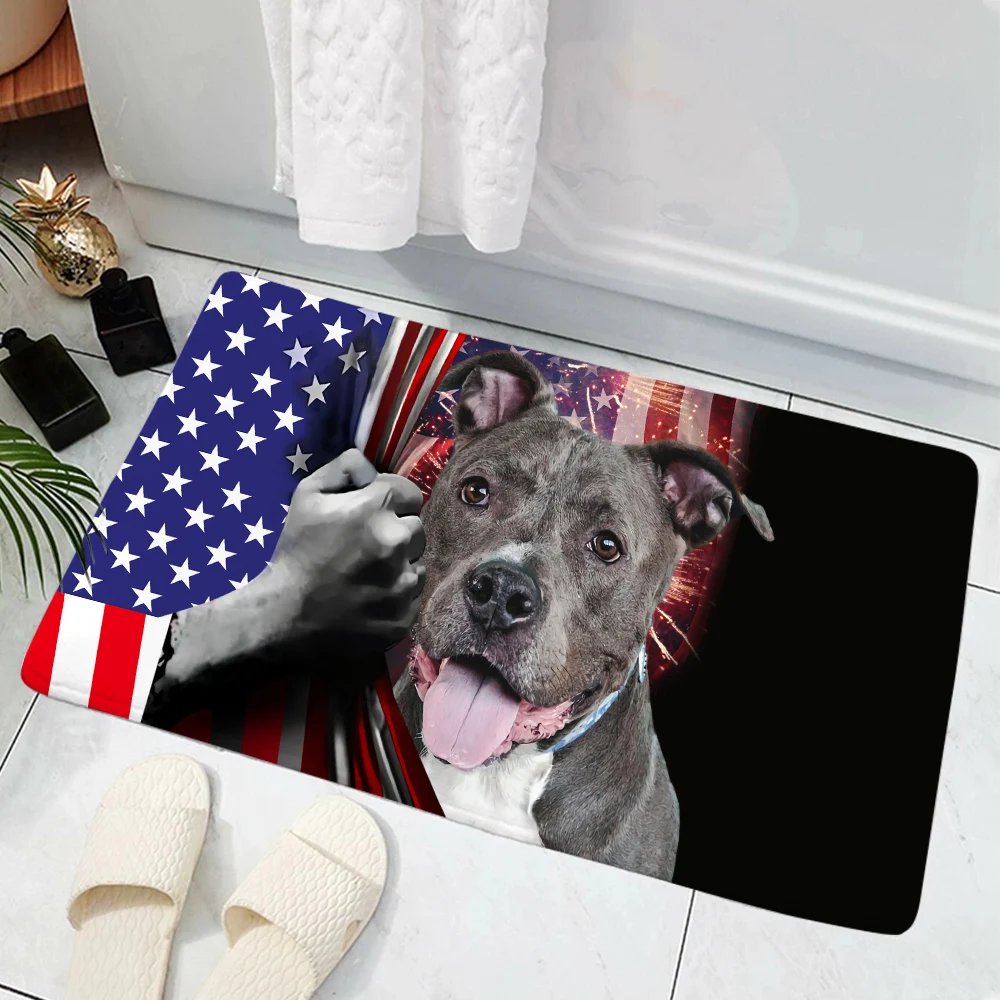 Please Remember American Staffordshire Terrier Dogs Doormat Decor Print Carpet Flannel Non-Slip Doormat for Bedroom Porch
Please Remember American Staffordshire Terrier Dogs Doormat Decor Print Carpet Flannel Non-Slip Doormat for Bedroom Porch