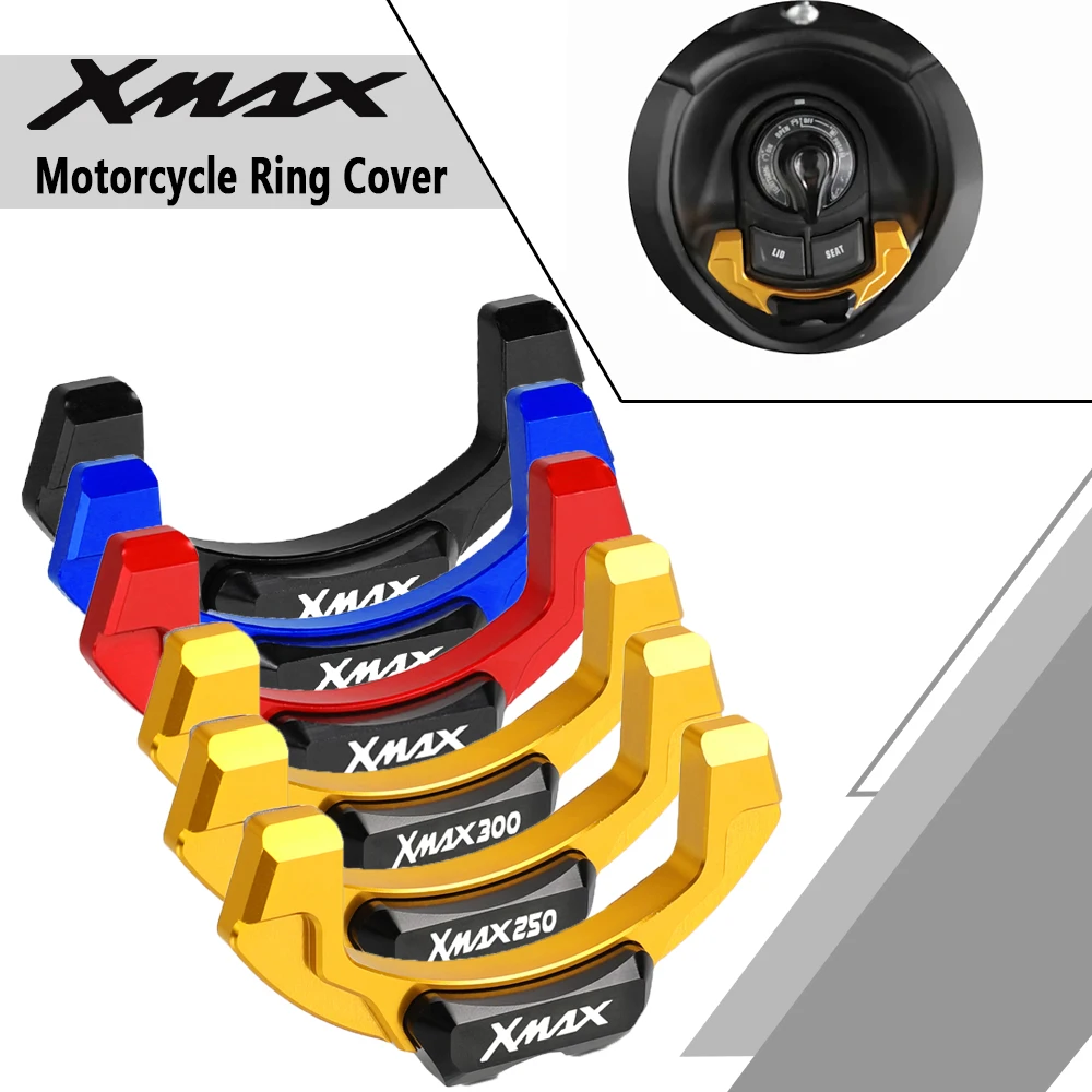 

For YAMAHA XMAX125 XMAX250 XMAX300 2017 - 2020 XMAX 125 250 X MAX 300 400 Motorcycle Ignition Key Lock Cap Cover Scooter Switch