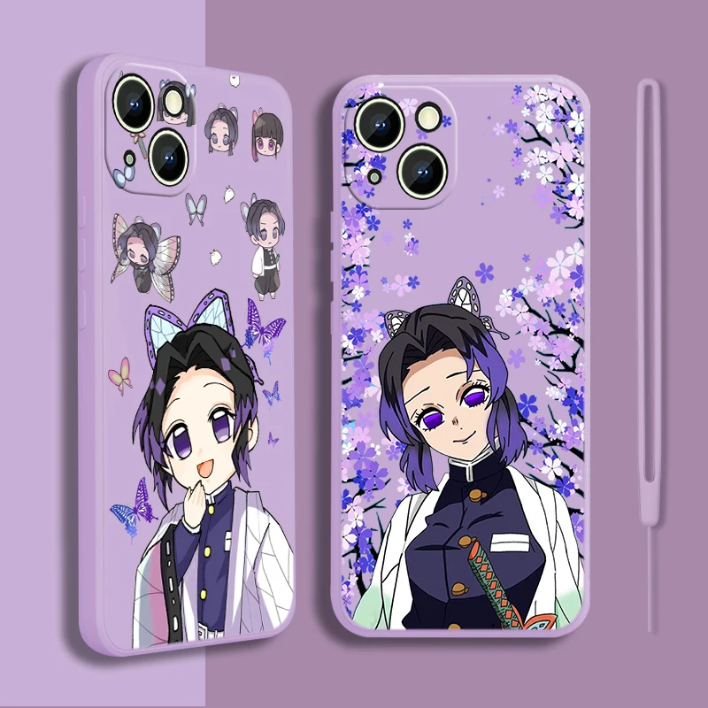 Demon Slayer Kochou Shinobu Case For Apple iPhone 14 13 12 Mini 11 Pro XS MAX XR X 8 7 SE Plus Liquid Rope Phone Cover Core Capa
Demon Slayer Kochou Shinobu Case For Apple iPhone 14 13 12 Mini 11 Pro XS MAX XR X 8 7 SE Plus Liquid Rope Phone Cover Core Capa