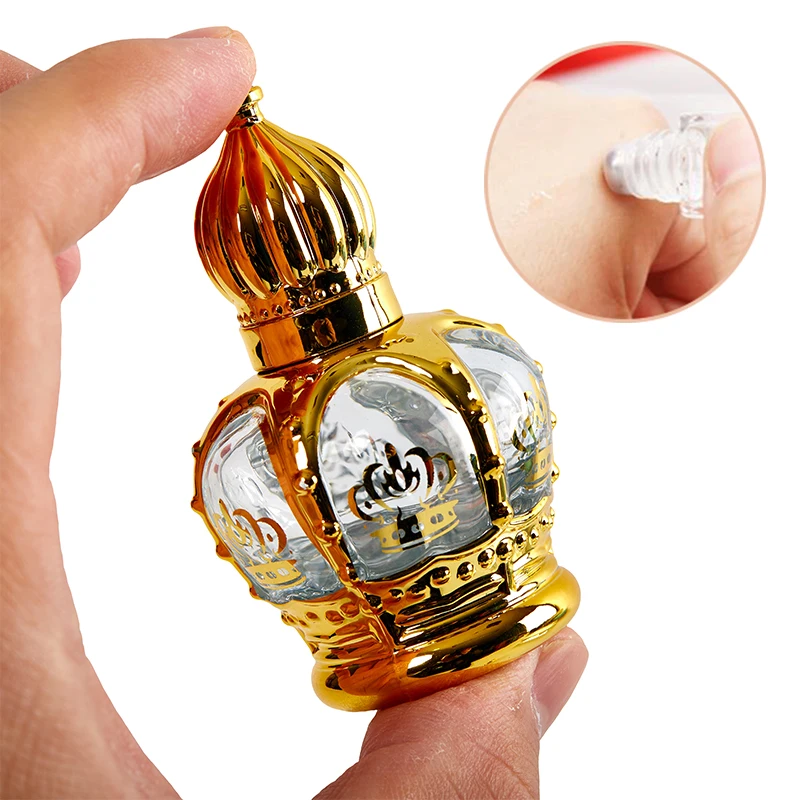 15ml Essential Oil Roller Bottle Gold Crown Shape Perfume Bottling Portable Travel Electroplated Carve Glass Empty Bottle
15ml Essential Oil Roller Bottle Gold Crown Shape Perfume Bottling Portable Travel Electroplated Carve Glass Empty Bottle