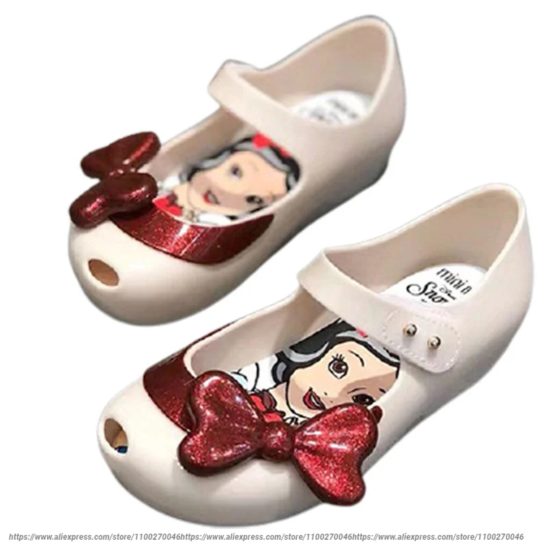 Disney Children Shoes Summer Sweet Princess Bow Beautiful Girl Deodorant Breathable Velcro Red Jelly Sandals for Kids 4Y-6Y
Disney Children Shoes Summer Sweet Princess Bow Beautiful Girl Deodorant Breathable Velcro Red Jelly Sandals for Kids 4Y-6Y