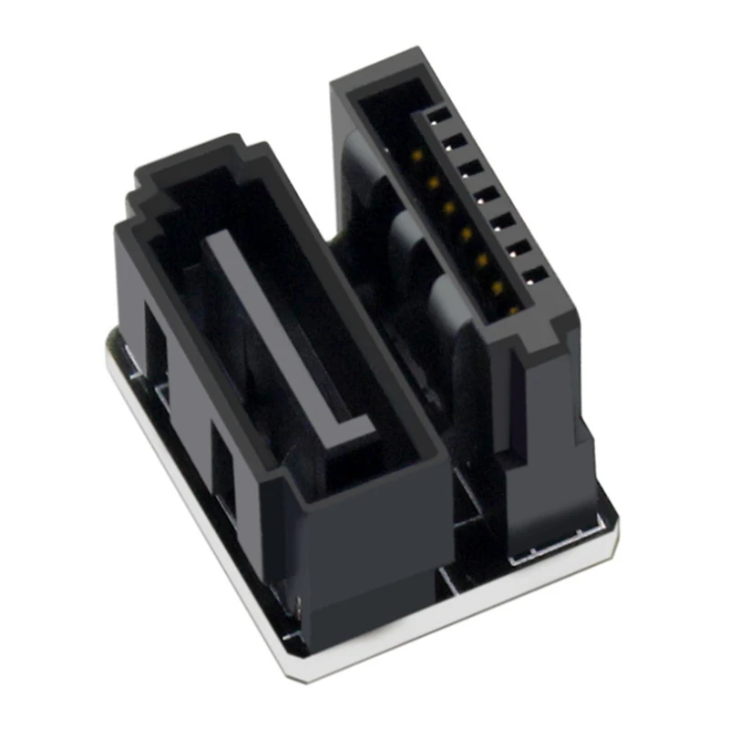 SATA 7Pin Female To 7Pin Male 180 Degree Angled Adapter Mainboard Motherboard SATA Steering Joint For Desktops SSD HDD
SATA 7Pin Female To 7Pin Male 180 Degree Angled Adapter Mainboard Motherboard SATA Steering Joint For Desktops SSD HDD