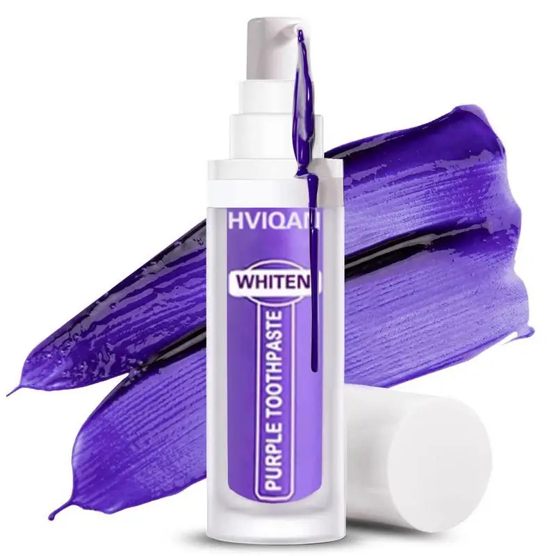 Purple Toothpaste Purple White Toothpaste 30ml Toothpaste For Teeth Colour Correcting Remove Stains And Reduce Yellowing
Purple Toothpaste Purple White Toothpaste 30ml Toothpaste For Teeth Colour Correcting Remove Stains And Reduce Yellowing