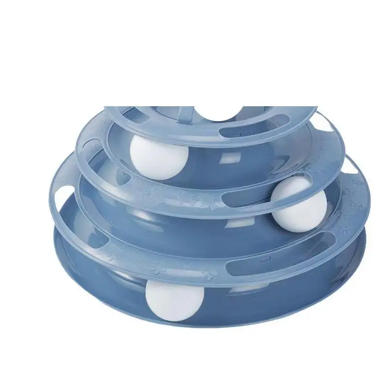 4 Levels Cat Turnable Toy For Cat Accessories Tower Track With Ball Cat Toy Interactive Intelligence Training With Fun Cat Stick
4 Levels Cat Turnable Toy For Cat Accessories Tower Track With Ball Cat Toy Interactive Intelligence Training With Fun Cat Stick