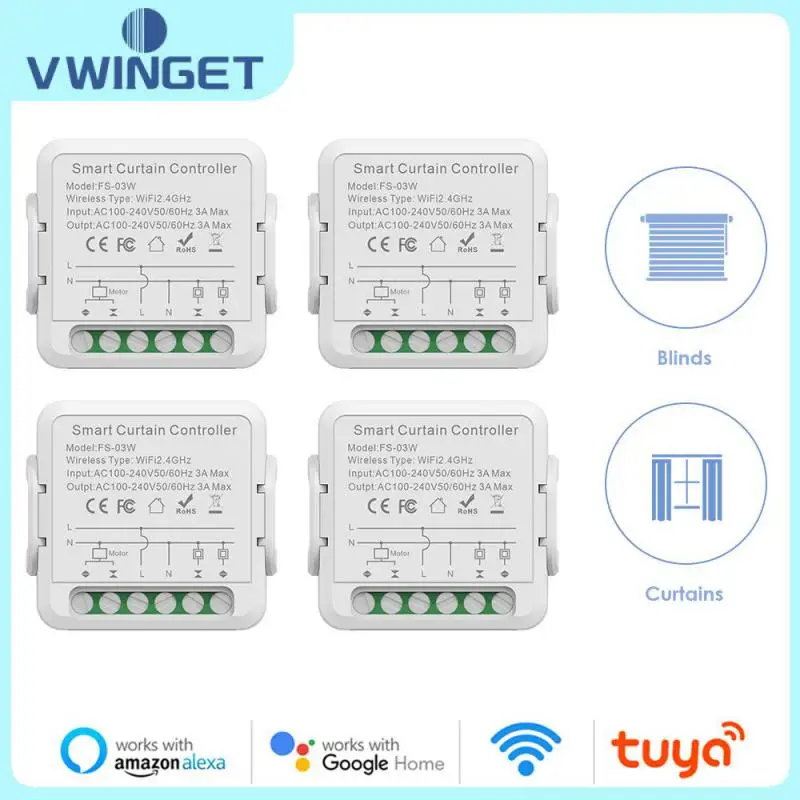 Alexa Smart Switch Tuya Google Home Smart Curtain Controller Wifi Smart Smart Home Wifi Smart Curtain Switch Smart Life
Alexa Smart Switch Tuya Google Home Smart Curtain Controller Wifi Smart Smart Home Wifi Smart Curtain Switch Smart Life