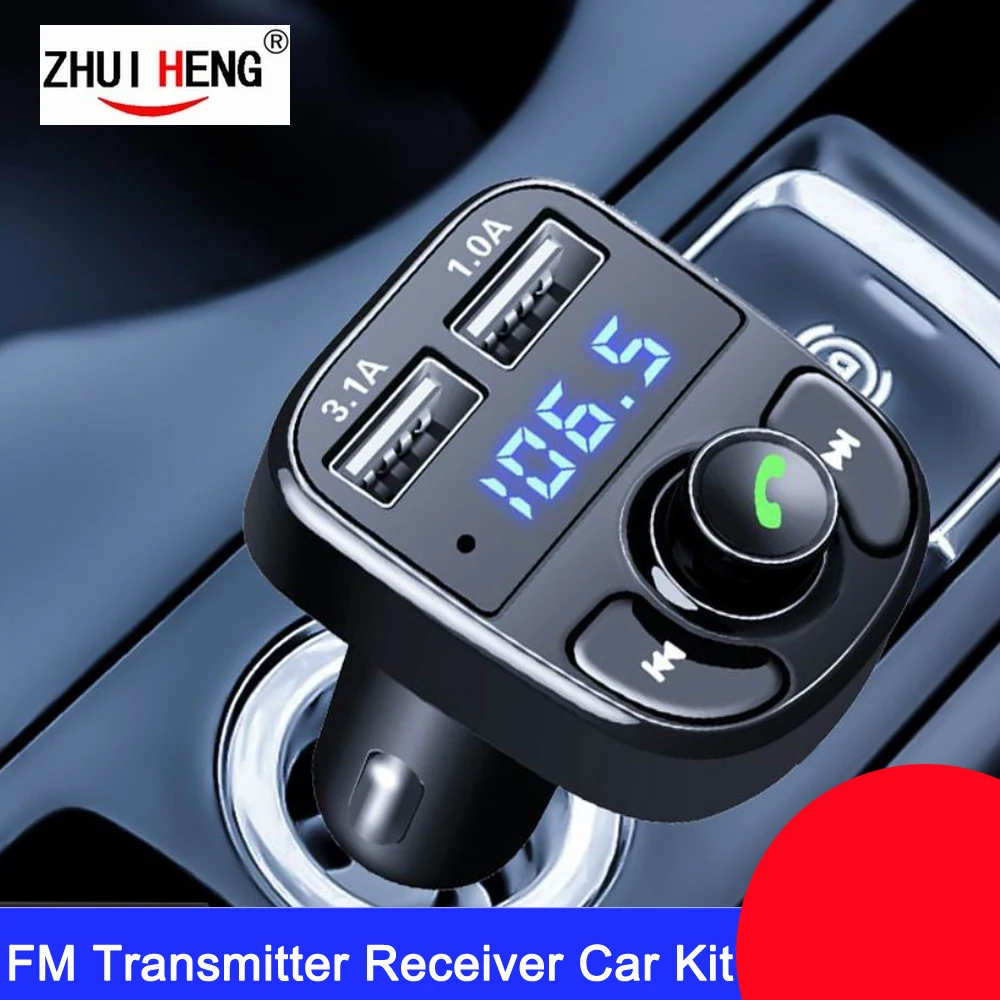 Car Bluetooth Music Adapter FM Transmitter Receiver Car Kit MP3 Audio Player Handsfree 3.1A USB Fast Charger Car Accessories
Car Bluetooth Music Adapter FM Transmitter Receiver Car Kit MP3 Audio Player Handsfree 3.1A USB Fast Charger Car Accessories