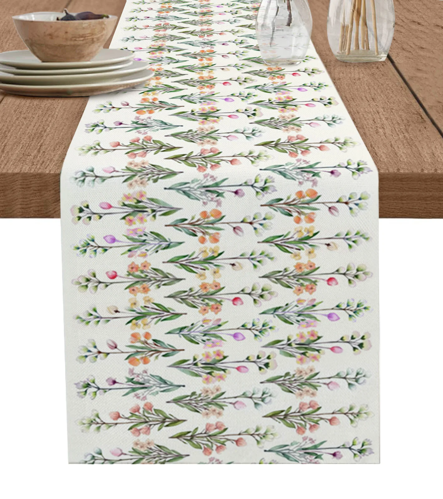 Flowers Foliage Table Runner Wedding Decor Table Cover Holiday Party Coffee Table Decoration Table Cloth
Flowers Foliage Table Runner Wedding Decor Table Cover Holiday Party Coffee Table Decoration Table Cloth