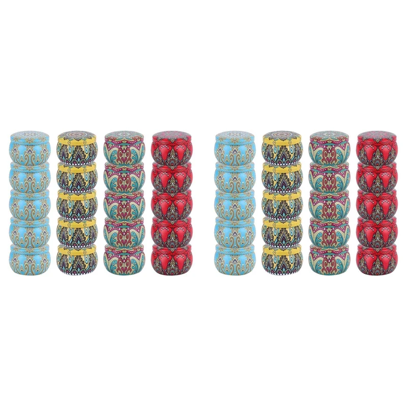 40PCS Candle Tin Cans 4.4 Oz Metal Round Containers Empty Candle Jars With Lids For Making Candles Bulk Crafts Storage
40PCS Candle Tin Cans 4.4 Oz Metal Round Containers Empty Candle Jars With Lids For Making Candles Bulk Crafts Storage