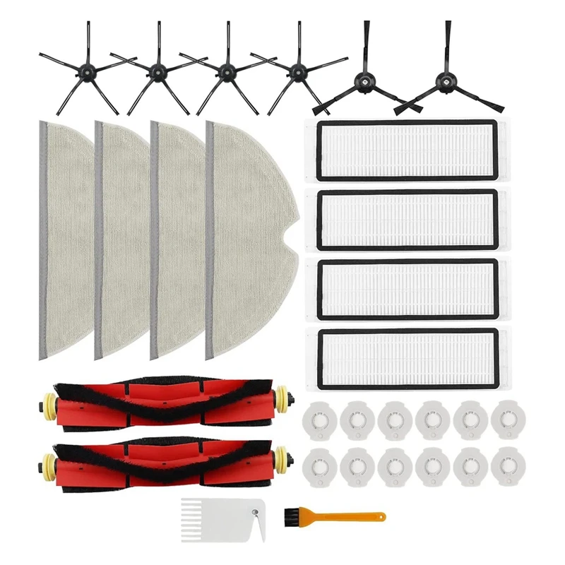 Replacement Accessories For Roborock S6 Pure, S6, E4, S4 Max, S6 Maxv, S5, S5 Max, S4, E20 E25 E35 S50 Robot Vacuum
Replacement Accessories For Roborock S6 Pure, S6, E4, S4 Max, S6 Maxv, S5, S5 Max, S4, E20 E25 E35 S50 Robot Vacuum