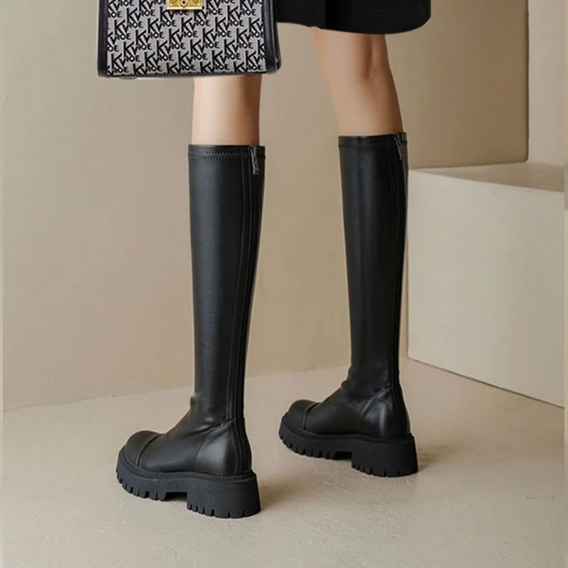 Luxury brand genuine high Knight female spring and autumn single small thin boots thick soled middle tube Brown Boots
Luxury brand genuine high Knight female spring and autumn single small thin boots thick soled middle tube Brown Boots