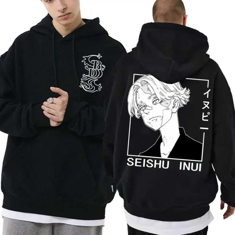 Толстовка с японским аниме принтом для мужчин и женщин, Повседневная Уличная одежда оверсайз, Токийский Мстители, основные толстовки с капю...
Толстовка с японским аниме принтом для мужчин и женщин, Повседневная Уличная одежда оверсайз, Токийский Мстители, основные толстовки с капю...