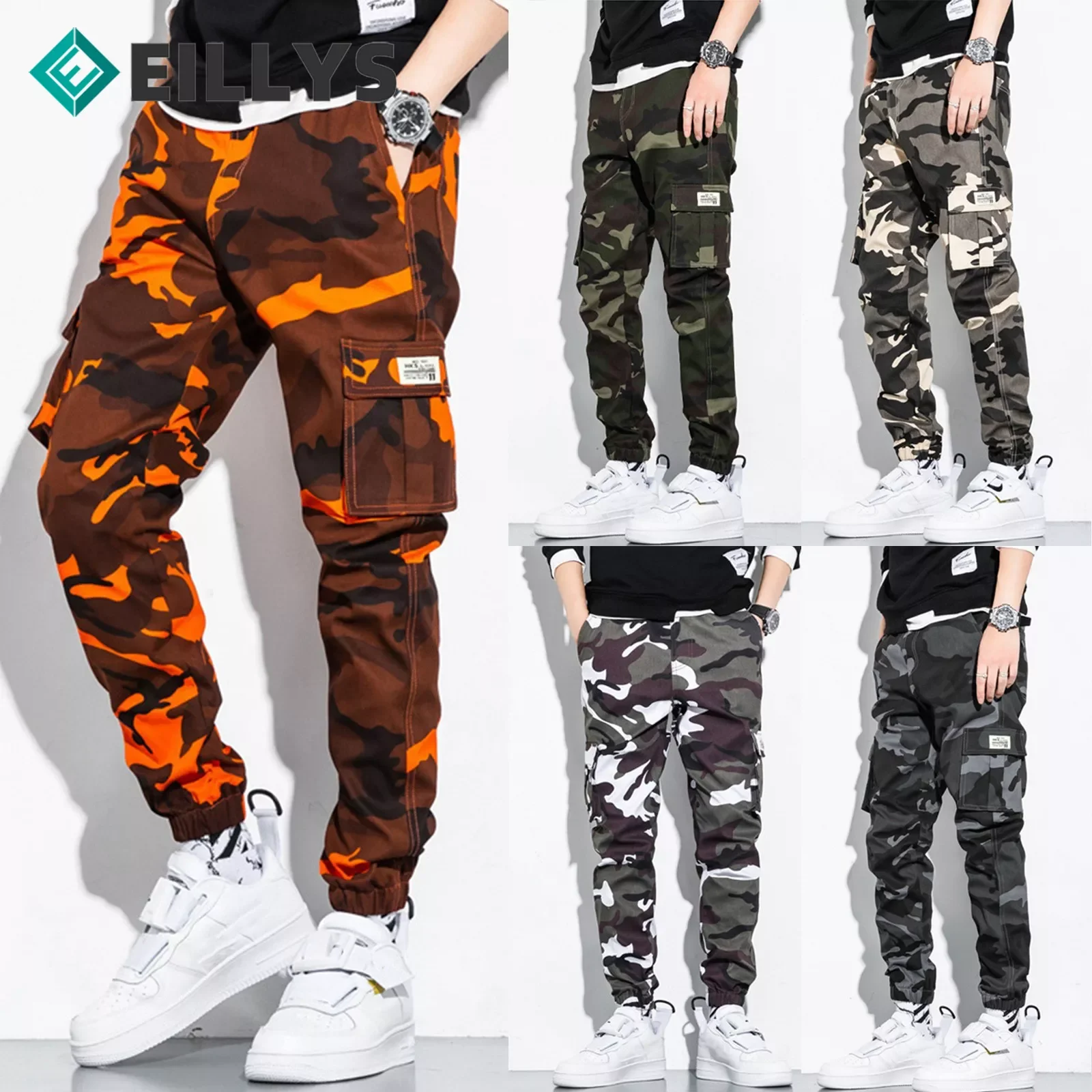 NEW IN Fashion Homme Wear-resistant Pants Male City Tactical Multi Pocket Sweatpants Man's Camouflage Gym Training Working P
NEW IN Fashion Homme Wear-resistant Pants Male City Tactical Multi Pocket Sweatpants Man's Camouflage Gym Training Working P