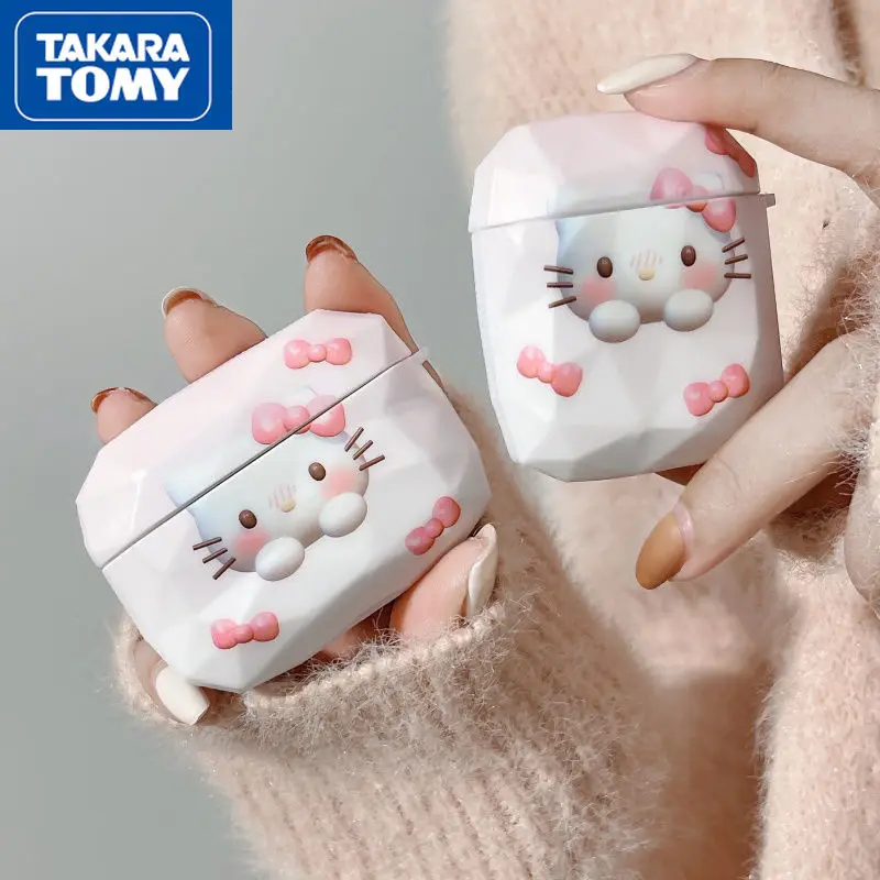 TAKARA TOMY Hello Kitty Cute Bow 3D for Airpods1/2 Generation Pro3 Apple Headphone Frosted Protective Cover
TAKARA TOMY Hello Kitty Cute Bow 3D for Airpods1/2 Generation Pro3 Apple Headphone Frosted Protective Cover