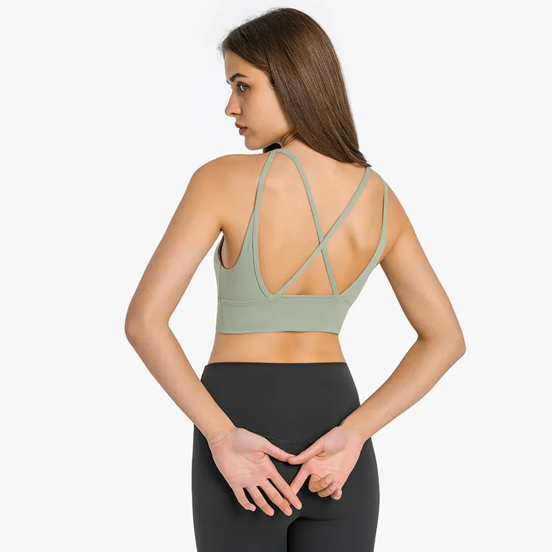 Seamless Women Yoga Bra Customized Logo Fitness GYM Workout Push UP Sporting Cross Back Tees 2022 Shaping Proof Shock Top LULU
Seamless Women Yoga Bra Customized Logo Fitness GYM Workout Push UP Sporting Cross Back Tees 2022 Shaping Proof Shock Top LULU