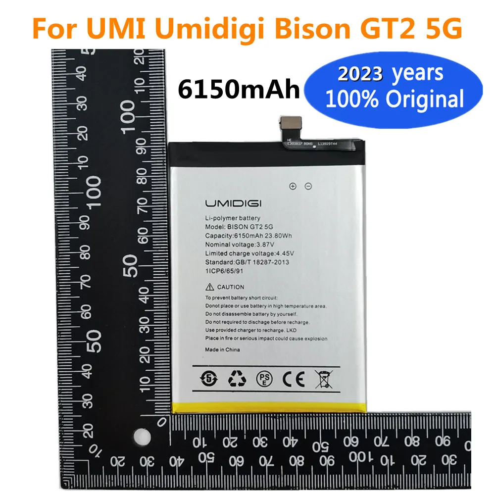 2023 лет, 6150 мАч, Оригинальная батарея для UMI Umidigi Bison GT2 5G, аккумулятор для телефона + номер для отслеживания
2023 лет, 6150 мАч, Оригинальная батарея для UMI Umidigi Bison GT2 5G, аккумулятор для телефона + номер для отслеживания