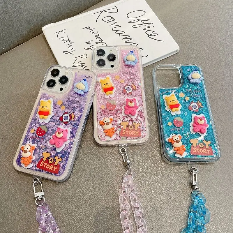 Disney 3D Lotso Winnie the Pooh with Quicksand Bracelet Phone Case For Iphone 11 12 13 14 Pro Max X Xs Xr 7 8 Plus SE 2020 Cover
Disney 3D Lotso Winnie the Pooh with Quicksand Bracelet Phone Case For Iphone 11 12 13 14 Pro Max X Xs Xr 7 8 Plus SE 2020 Cover