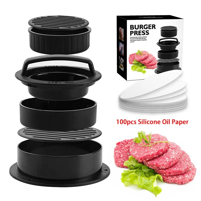 Chef Hamburger Beef Grill Cutlets Hamburger Meat Press Presses Maker Maker Hamburger Non-stick Mold Burger Round Patty
Chef Hamburger Beef Grill Cutlets Hamburger Meat Press Presses Maker Maker Hamburger Non-stick Mold Burger Round Patty