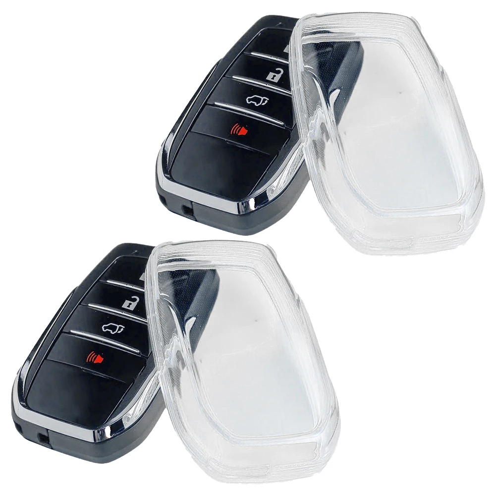 2Pcs Transparent Clear Smart Car Key Fob Cover Light Thin Key Case Holder Replacement Accessories For Toyota
2Pcs Transparent Clear Smart Car Key Fob Cover Light Thin Key Case Holder Replacement Accessories For Toyota