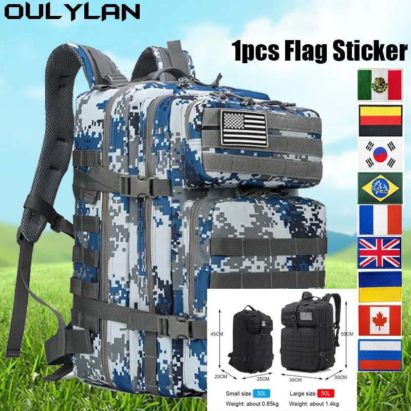 OULYLAN 50L/30L Military Tactical Backpack Army Bag Hunting MOLLE Backpack For Men Outdoor Waterproof Trekking Hiking Rucksack
OULYLAN 50L/30L Military Tactical Backpack Army Bag Hunting MOLLE Backpack For Men Outdoor Waterproof Trekking Hiking Rucksack